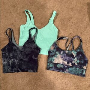 Lululemon tank tops and bra size 6